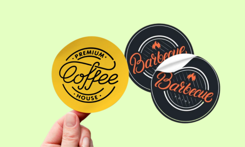 6CM ROUND PRECUT STICKER