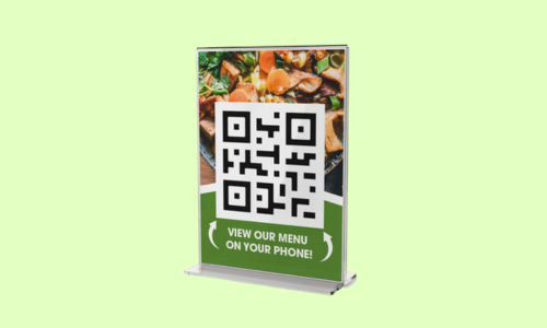 ACRYLIC MENU STAND A5